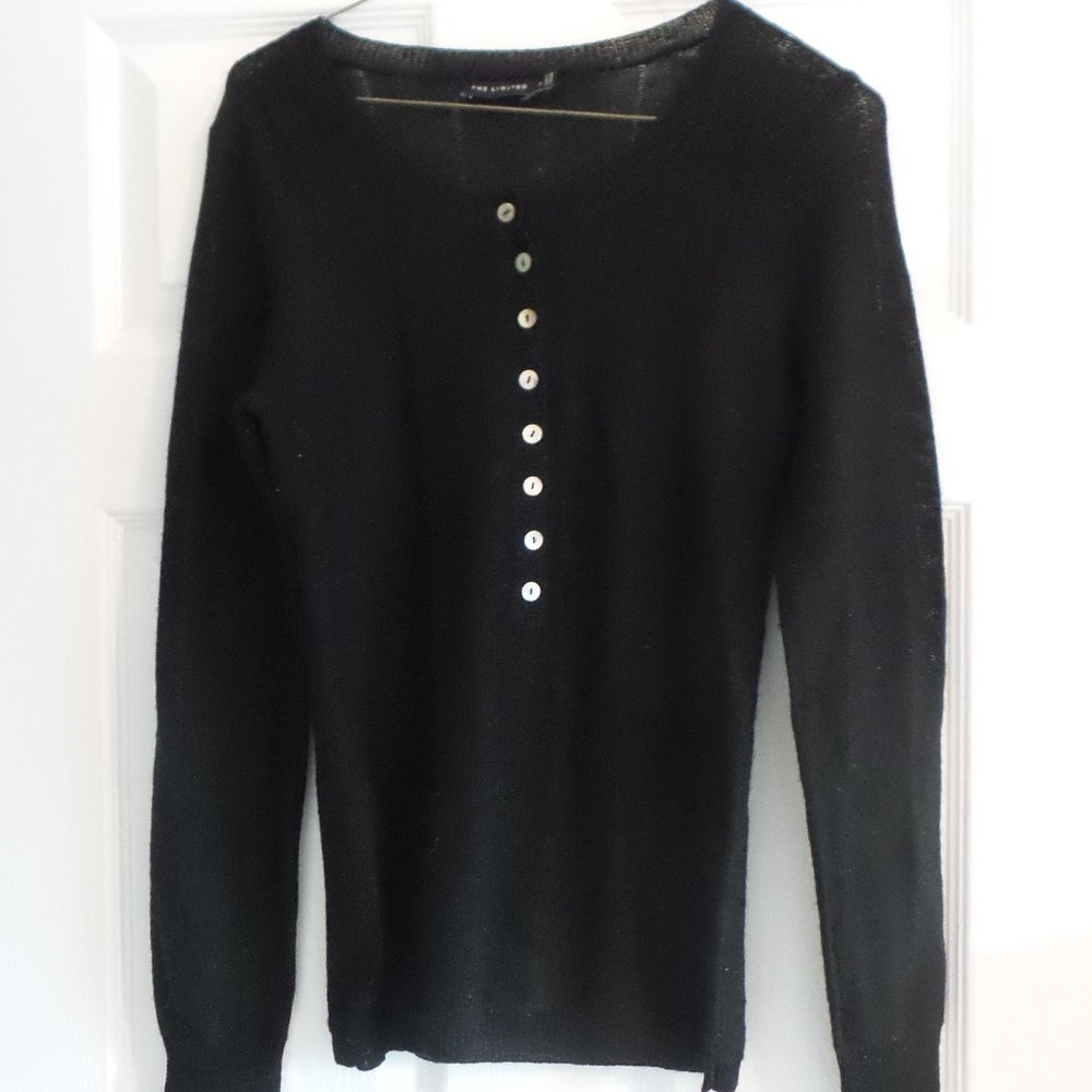 The Limited sheer cardigan with some slight shimmer